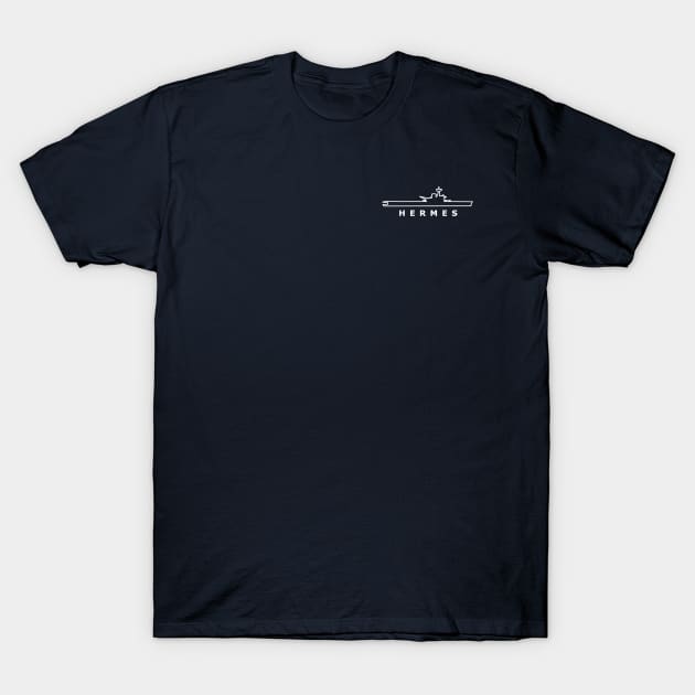 HMS Hermes (1924) T-Shirt by The Warshipologist